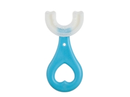 Escova de Dentes Infantil Silicone em Formato U para Crianças 2 a 12 Anos. GOKOCO