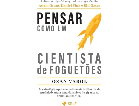 Livro Pensar como um Cientista de Foguetões de Ozan Varol (Português)