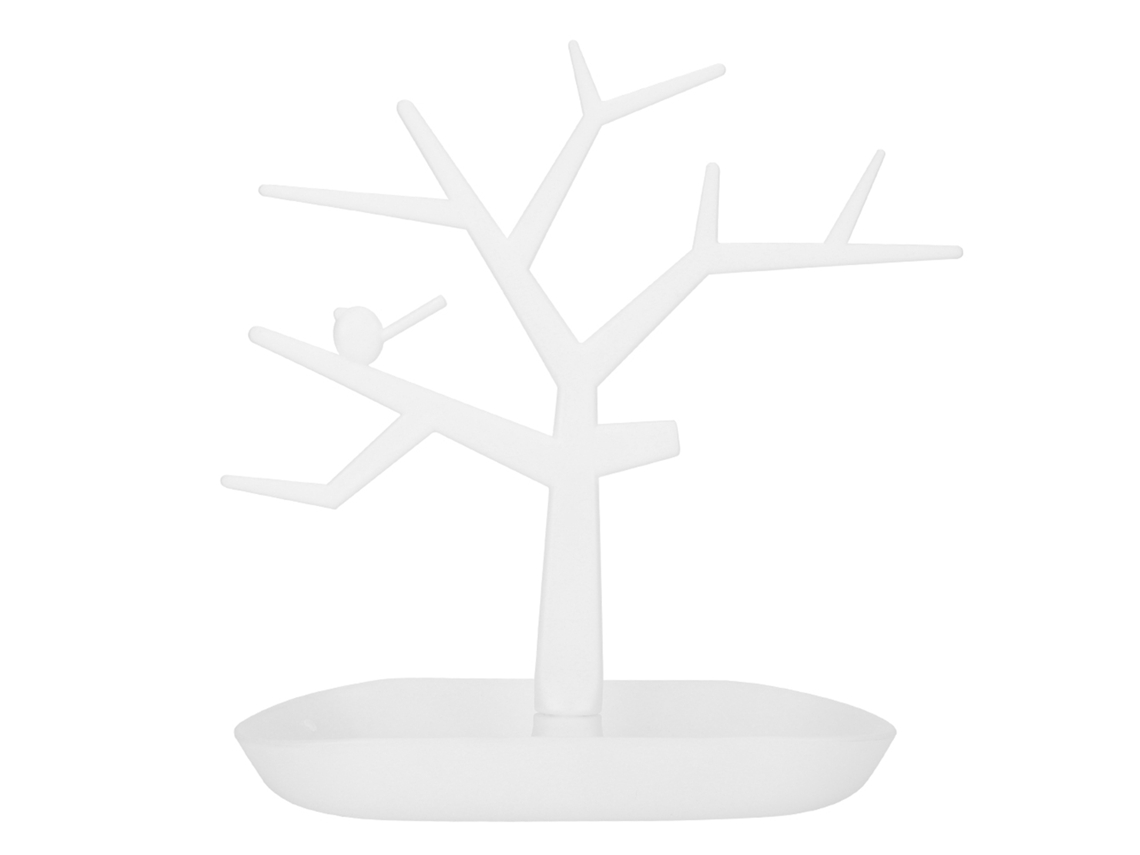 Suporte De Joias Elegante Com Design De Galhos, Presente Ideal Para Mulheres, Branco