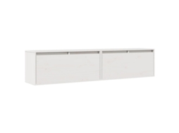 Wall Cabinet, Wall Cabinets Vidaxl Branco Madeira De Pinho (n/a)