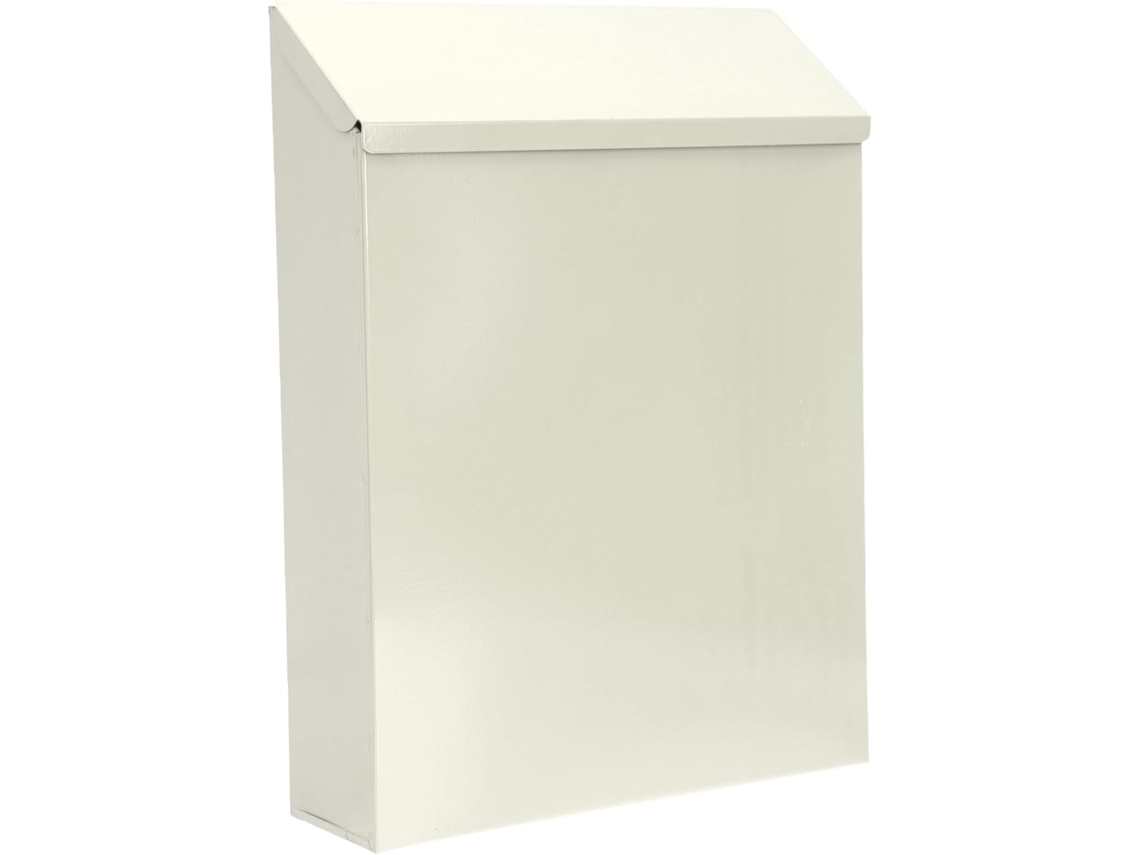 1 Caixa De Correio Criativa De Parede, Estilo Campestre, Branco Creme