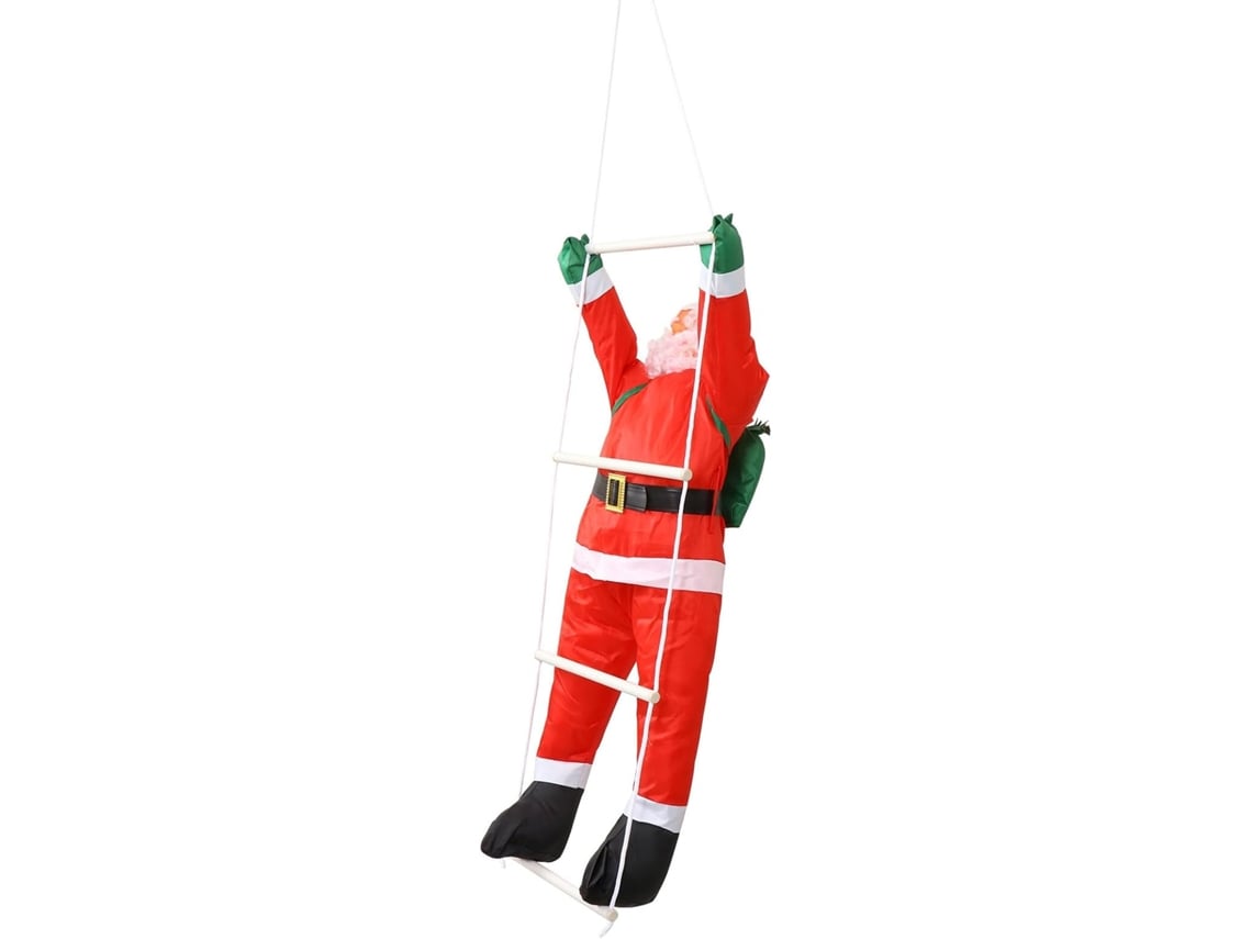 Enfeite de Natal Papai Noel para Pendurar em Escada, Presente para Festa GOKOCO