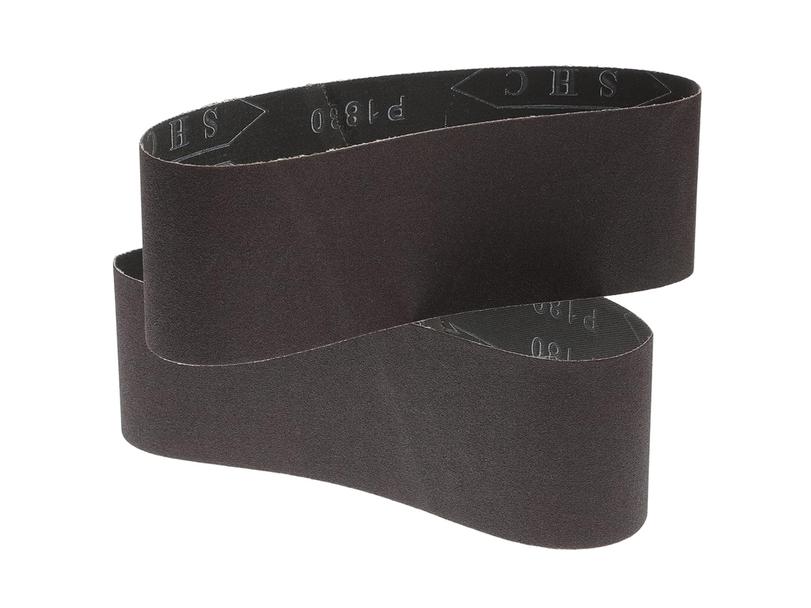 Conjunto De 2 Cintas Abrasivas De Grãos Variados Para Lixadeira De Cinta E Polimento De Madeira