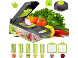 Mandolina Cortador de Vegetais com Caixa, Manual, Verde ZYBLSSBB