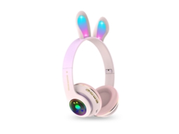Auscultadores Bluetooth Ydcy Pm-08 On Ear Rosa