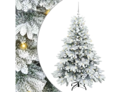 Conjunto 1 Decoração De Natal Vidaxl Branco Plástico (150 Cm)