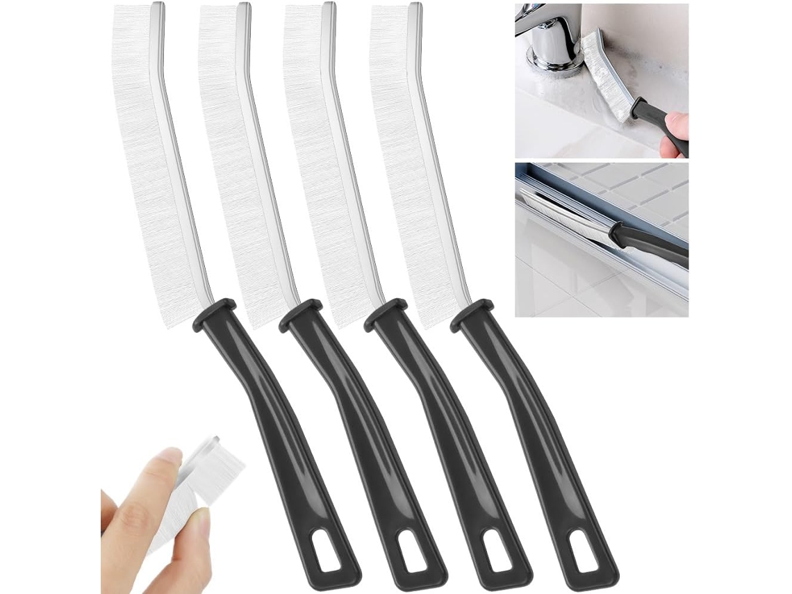 Escova de Limpeza de Vazio do Banheiro, 4pc ZYBLSSBB (branco)
