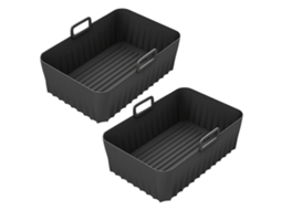 Forma De Silicone Para Fritadeira A Ar Molde De Silicone Reutilizável Para Fritadeira A Ar 2 Peças Yunzii
