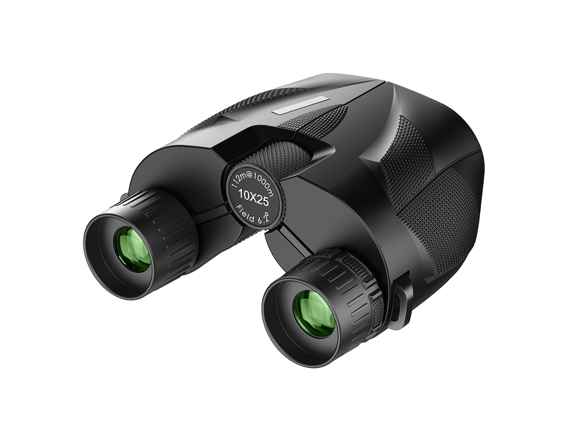 Binóculos compactos 10x25 com ampliação de 10x