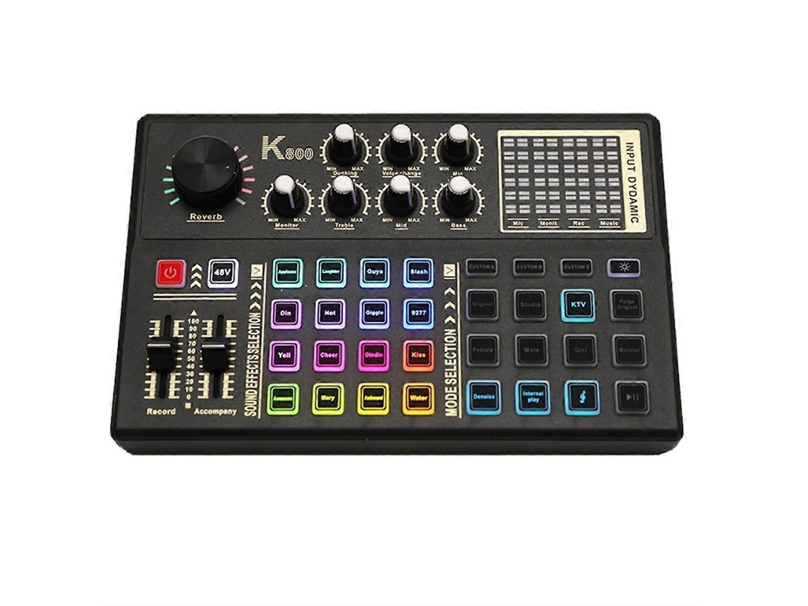 Placa de som ao vivo e interface de som Brilliera Sound Card