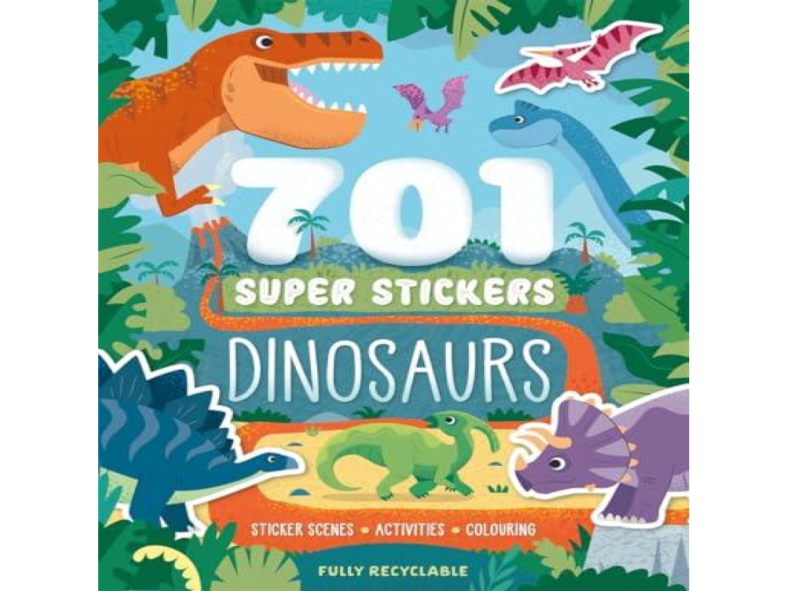 Livro 701 Super Stickers Dinosaurs de Igloo Books Ltd (Inglês)