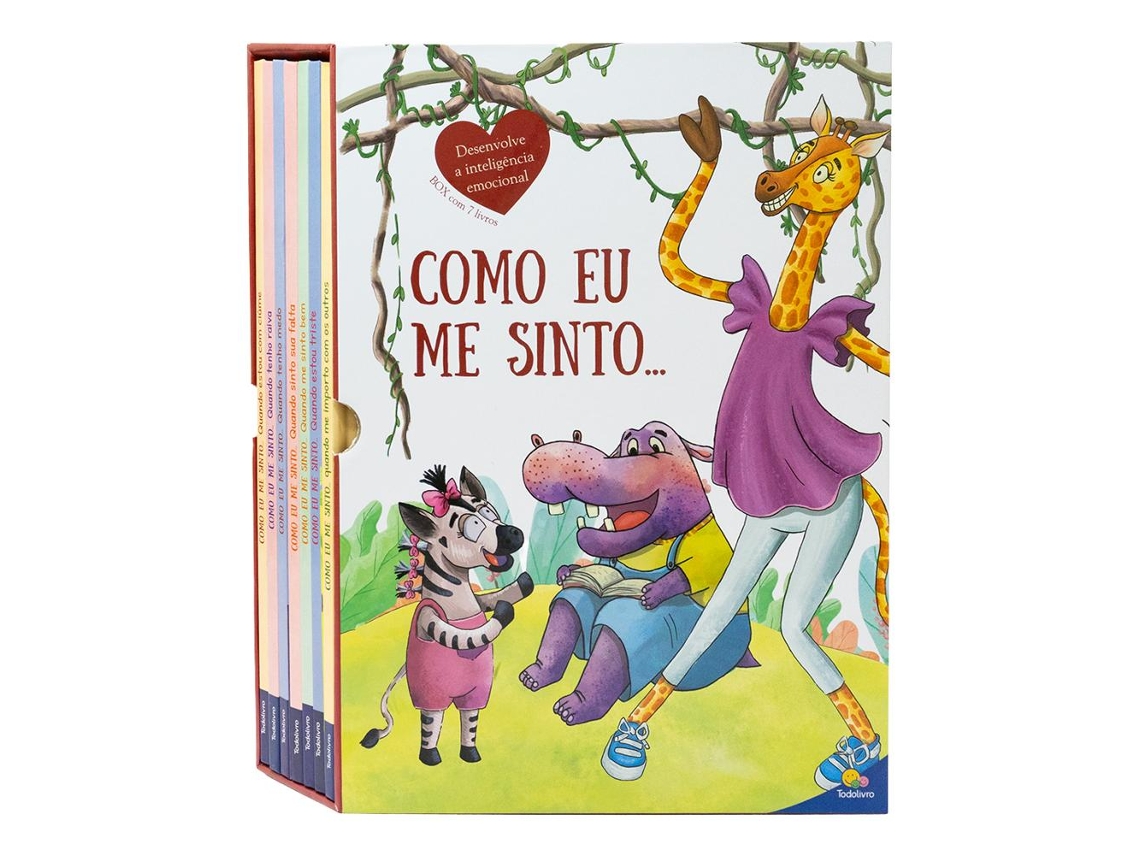Livro Como Eu Me Sinto Ii Box C/7 Und. De Vanessa Justino (português)
