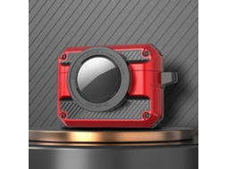 Capa para AirPods Pro com botão de abertura automática, em TPU+PC, com Airtag. GIECY