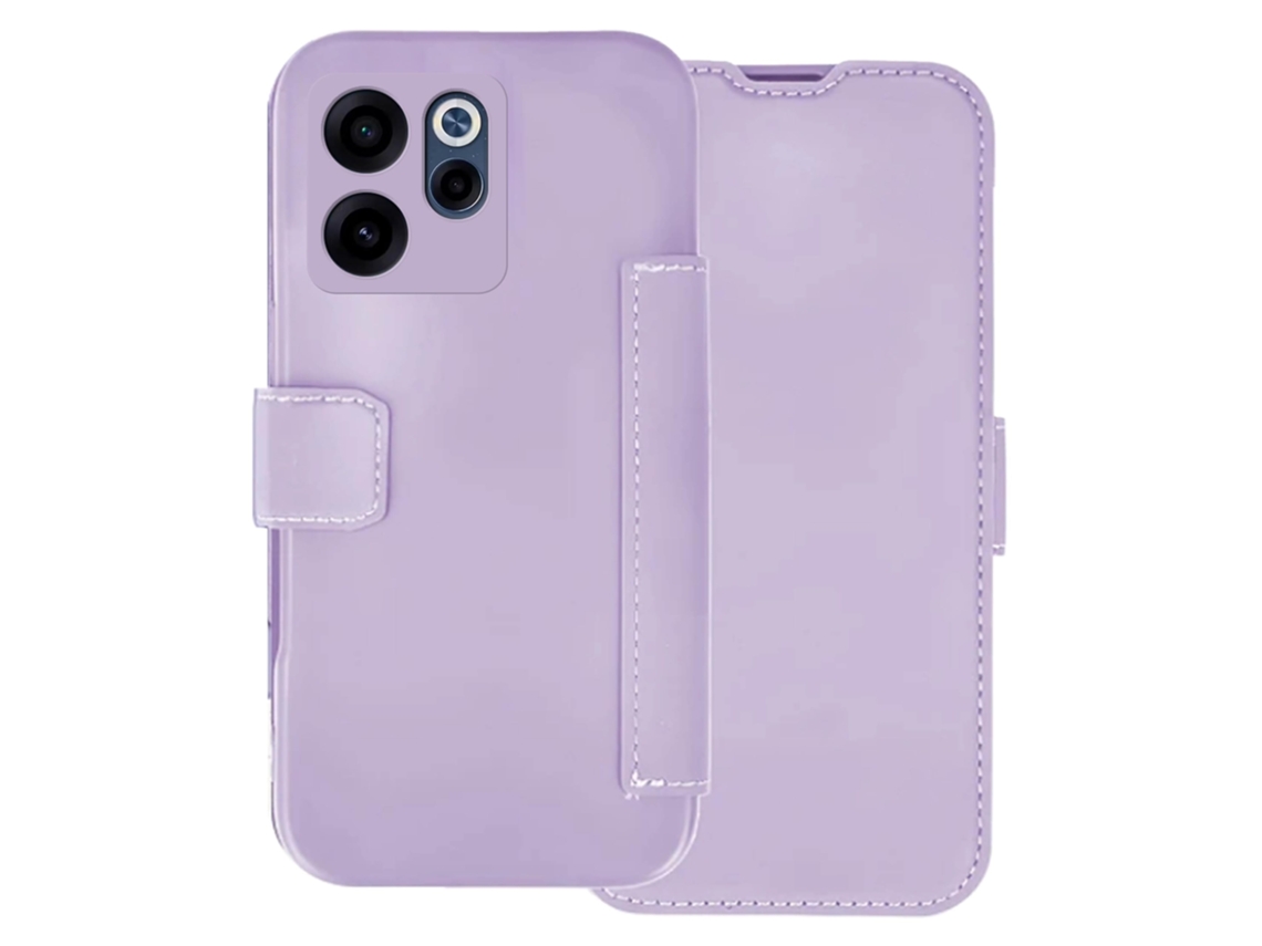 Capa Tumundosmartphone Flip De Silicone Macio Para Oppo Reno 15 F / 15f 5g Roxa
