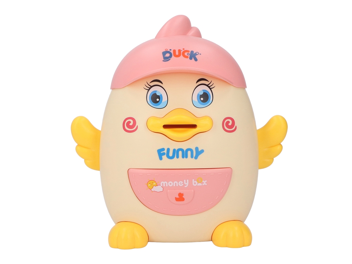Primerox cofrinho Infantil Eletrônico com Impressão Digital Cute para Meninos e Meninas