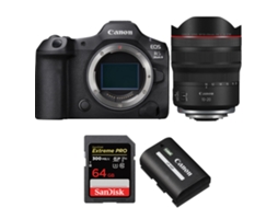 Eos R5 Mark Ii + Rf 10 20mm F/4 L Is Stm + 1 Sandisk 64gb Uhs ii 300mb/s + 1 Canon Lp e6p + Ebook “20 Dicas para Fotos Que Impressionam” CANON