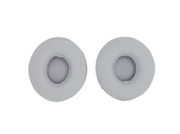 Pads Ouvido Fones Ouvido Isolamento Ruído Espuma Memória Couro Carneiro Substituição Cinza
