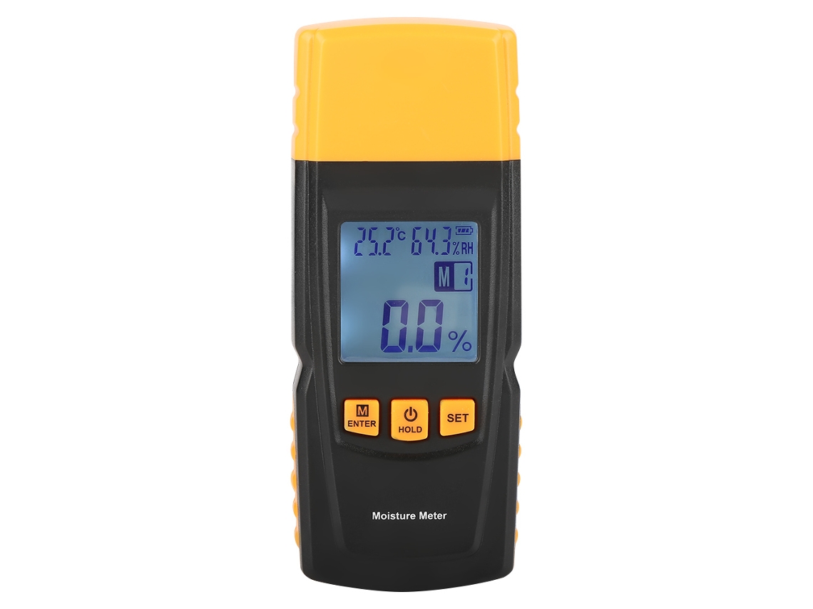 Medidor De Humedad De Madera Gm610 Lcd Digital Higrómetro Detecto