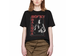 Rockinstone Rocky Balboa Boxes Black T-shirt Size:s
