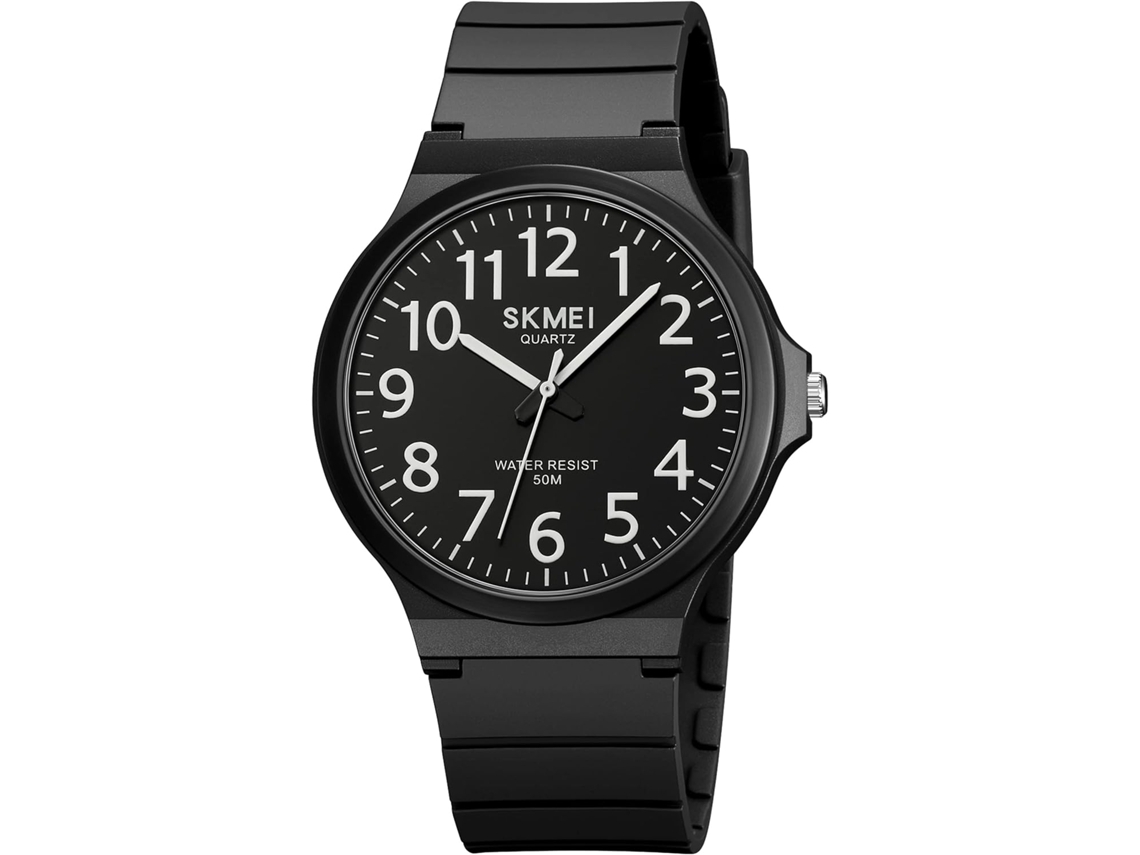 Relógio de Pulso Masculino Minimalista Analógico de Quartzo Militar Desportivo À Prova de Água