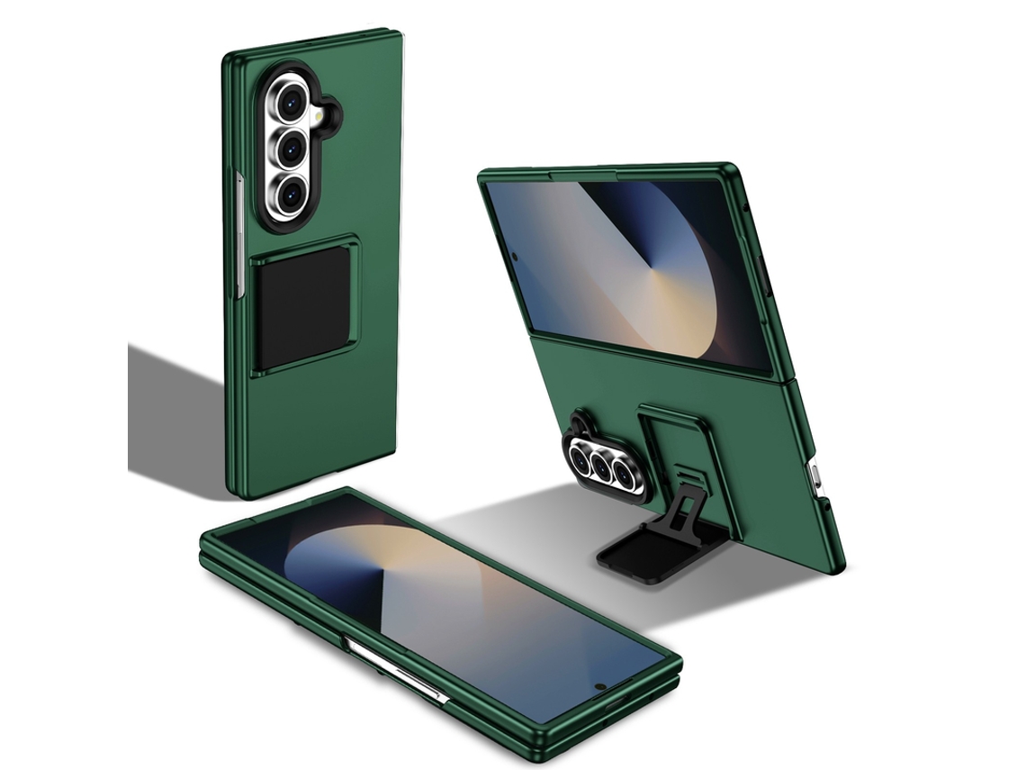 Capa Para Samsung Galaxy Z Fold8 Ultra Suporte Ângulo Ajustável Verde Czhhmart