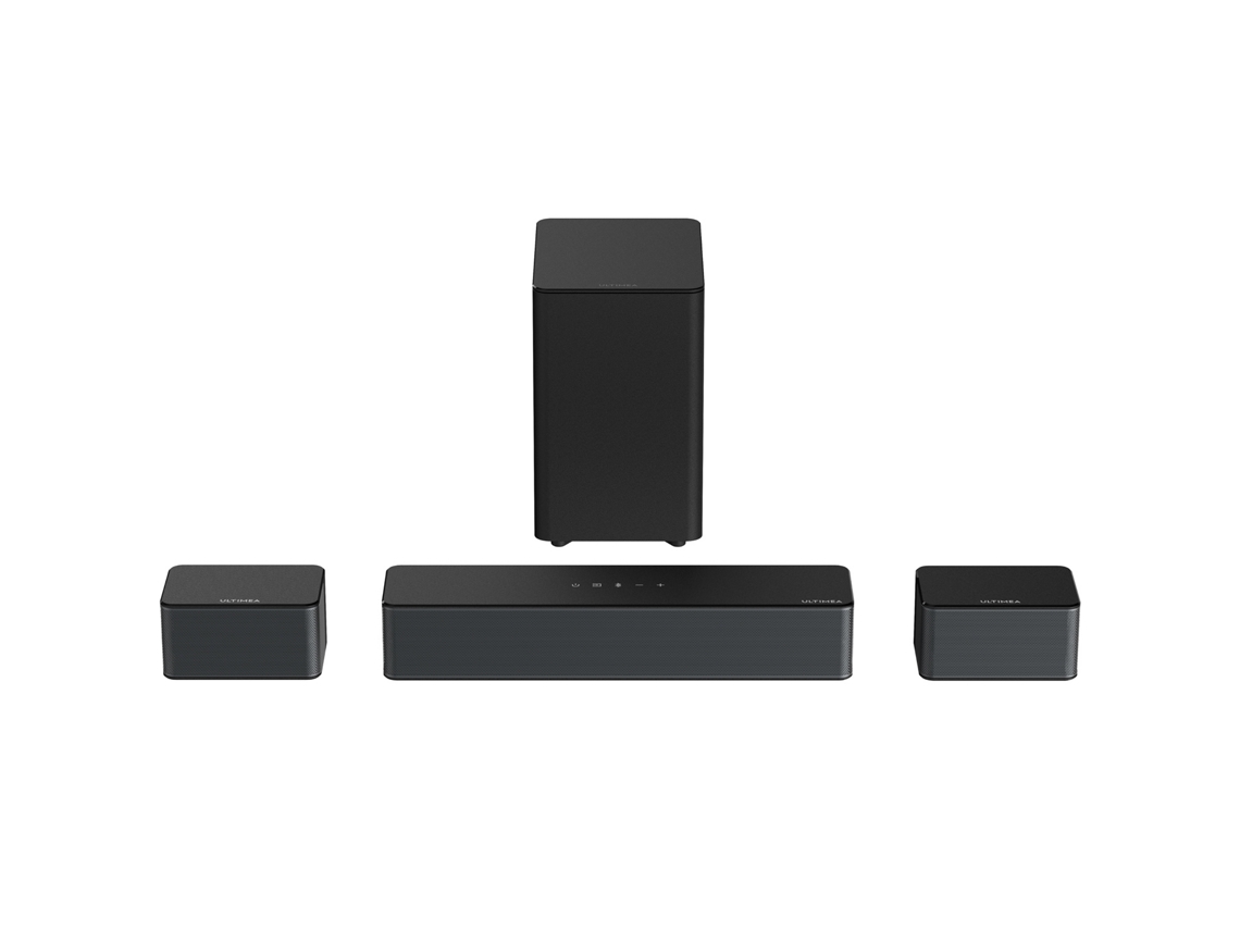 Soundbar ULTIMEA Poseidon D50 (5.1 canais – Bluetooth – Subwoofer Wireless – Preto)