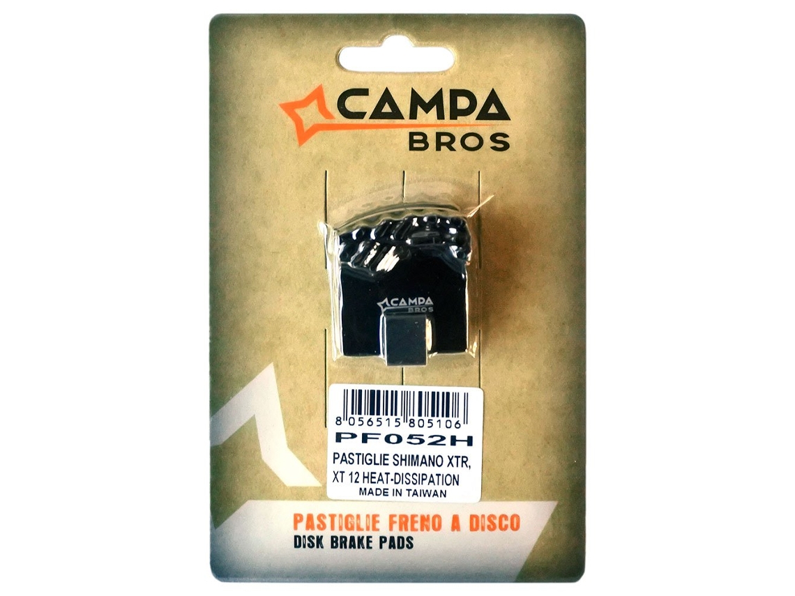Pastilhas Travão Disco Shimano Xtr/Xt 12 Heat-Dissipation Prateadocampa Bros