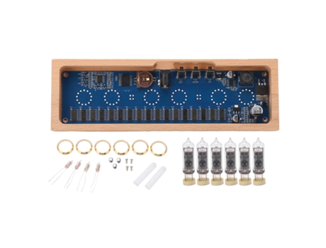 Kit De Bricolage De Relógio De Tubo Glow Com Múltiplas Funções E Exibição Colorida Vante
