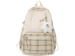 Mochilas Escolares Femininas Mochila Escolar Xadrez Para Meninas, Mochila Pequena, Bolsa De Mão, B Gokoco