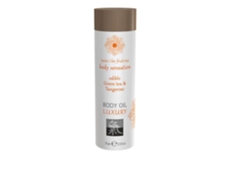 Óleo Corporal Luxuoso Comestível Chá Verde e Tangerina SHIATSU