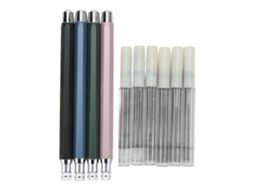 Kit De Lápiz Mecánico Para Carpinteiros Com 6 Recargas E Afiador Para Trabalhos De Carpintaria