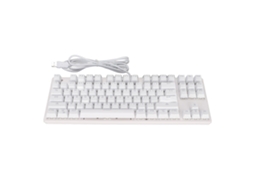 Teclado Mecânico Gamer com Fio 87 Teclas Interruptor Azul Rgb Iluminação Plug And Play