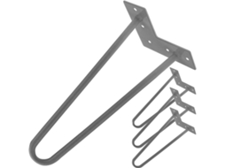 Conjunto de 4 Pernas de Mesa PRIMEMATIK.COM IN05100 (41cm)