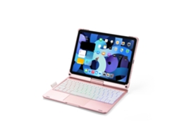 Teclado COMPATÍVEL com iPad Pro 2024/2025 Rosa HALINUIA