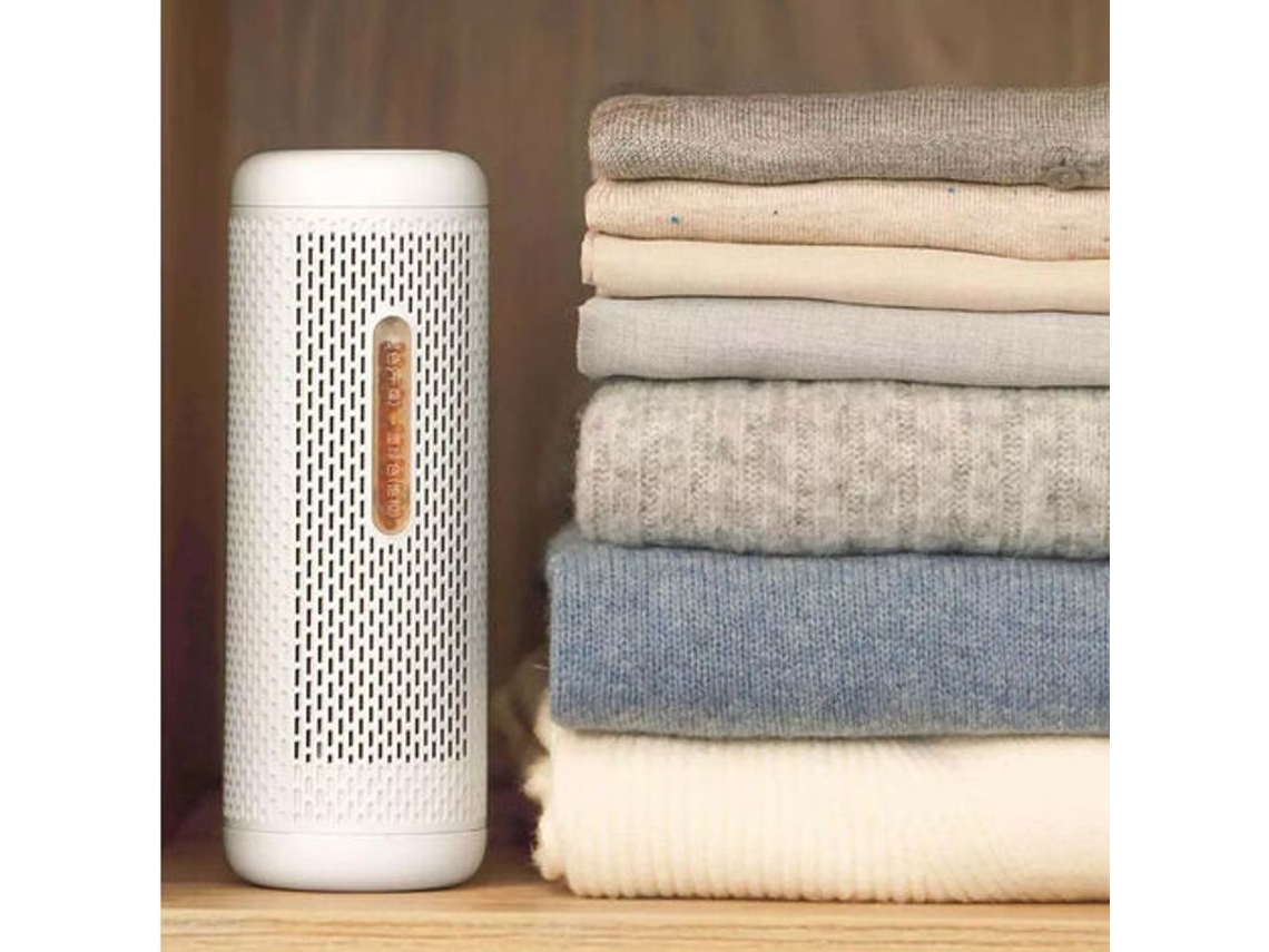 Desumidificador elétrico silencioso 1000ml/dia, tanque 1l, drenagem contínua, 10m², branco S/MARCA