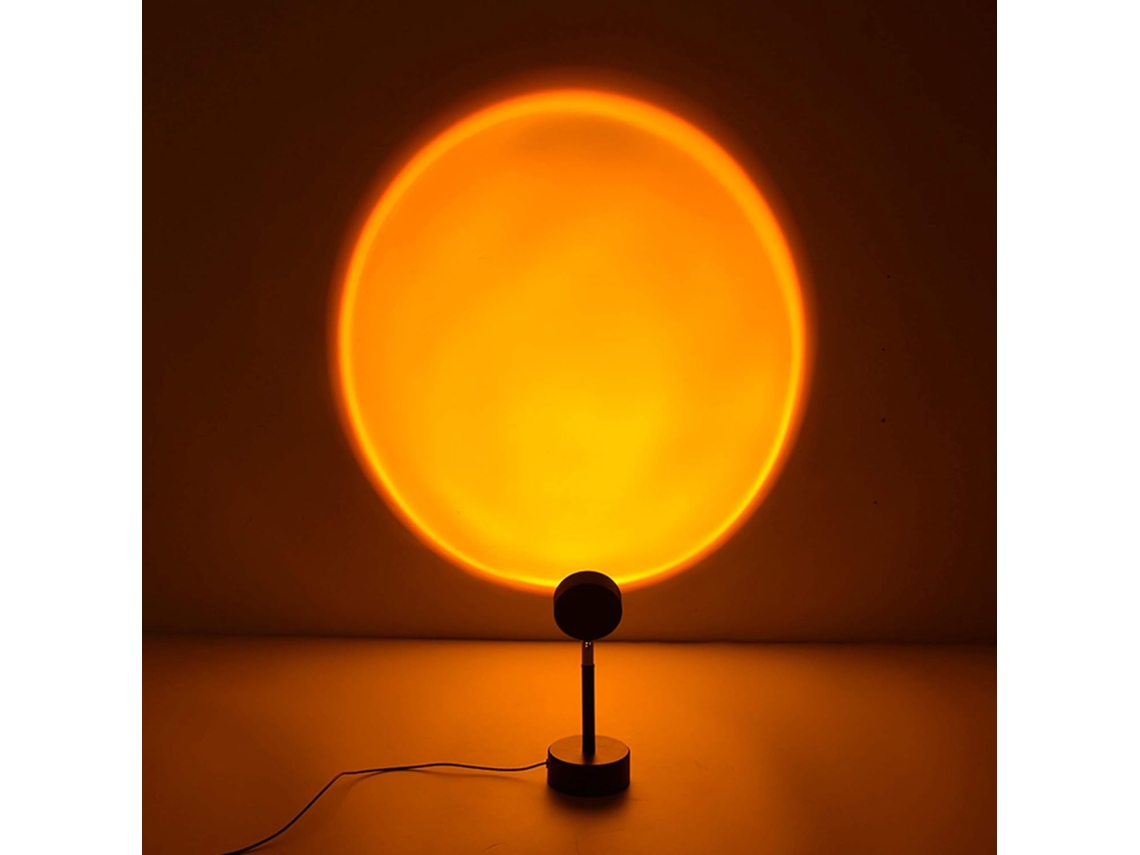 Lâmpada Mesa Projeção Sol Led Arco-Íris Ideal para Sala Efeito de Cor NEVEANCE