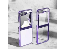 Capa De Celular Transparente Galvanizada À Prova De Choque Para Samsung Galaxy Z Flip6 5g