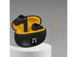 Fones De Ouvido Bluetooth Sem Fio (pretos), À Prova D'água Com Conector De 5,3 Mm, Com Microfone E Cancelamento De Ruído.