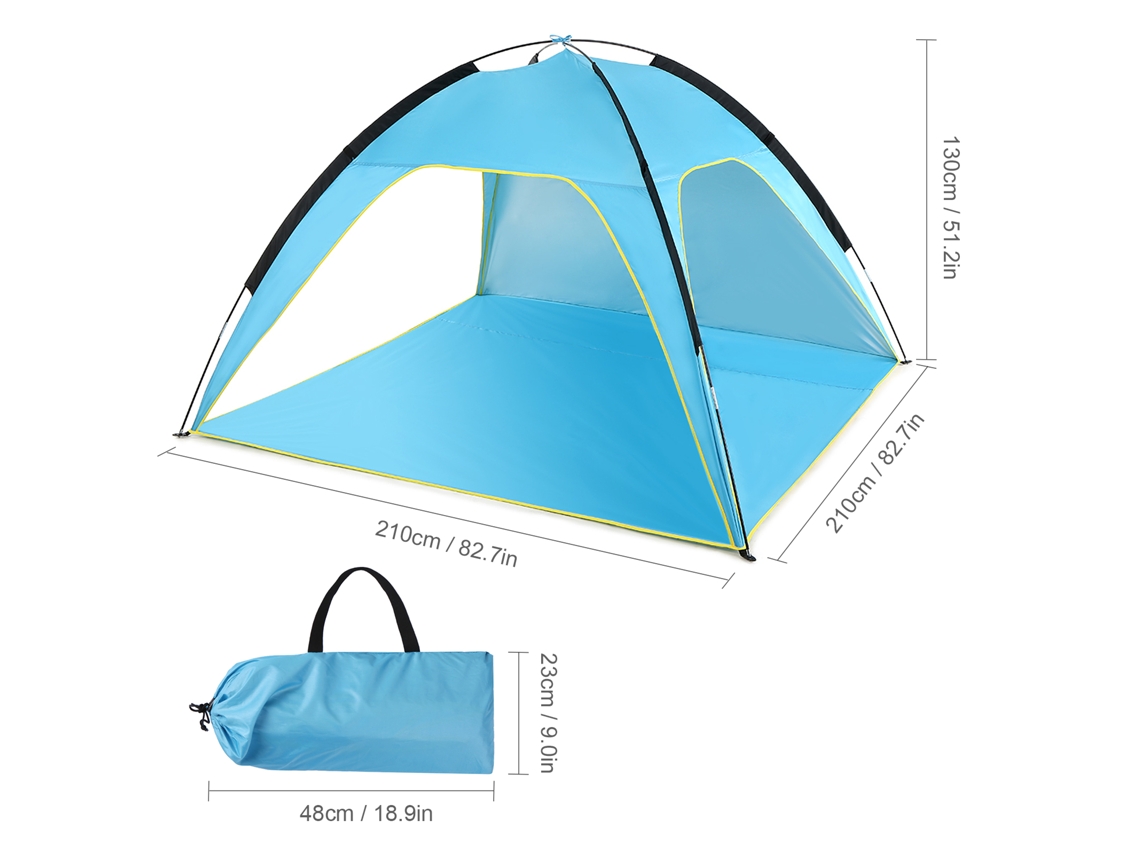 Tenda Praia Ligeira Uv Abrigo Sol Camping Pesca