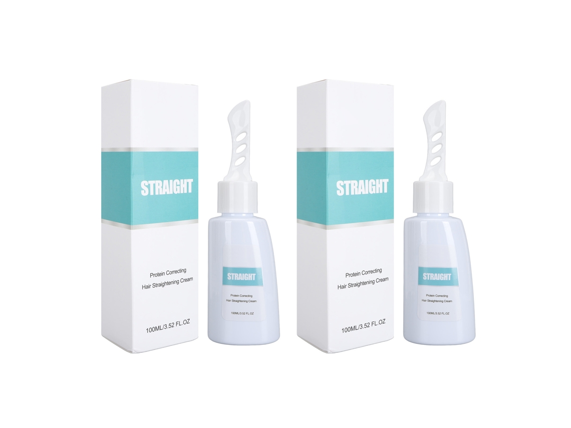2026 crema para Alisar El Cabelo Profissional 2 Pcs 100ml, Proteínas Nutritivas e Reparadoras