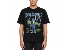 Rockinstone Evil Dead Lightning Black Adult T-shirt Size:m