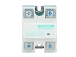 Relé De Estado Sólido Monofásico Controlado Por Dc Laxiscreed Com Led Indicador E Entrada 4-32v