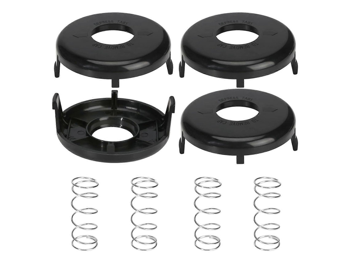 Conjunto de Peças de Reposição para Cortador de Grama Toro 51256 51301: 4 Peças + 4 Peças (mola 73 8220). (tampa do Cortador 73 8200)