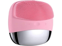 Cepillo de Limpeza Facial Sônico Masajeador Silicone Elétrico e Impermeável Rosa quadrado) GOKOCO