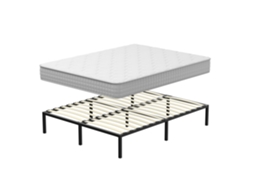 Conjunto De Colchão + Base 160x200 Cm, Espessura De 20 Cm