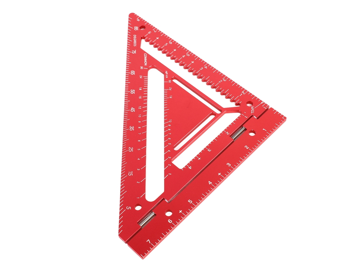 Laxiscreed Ferramenta De Medição Triangular Em Alumínio Para Carpintaria