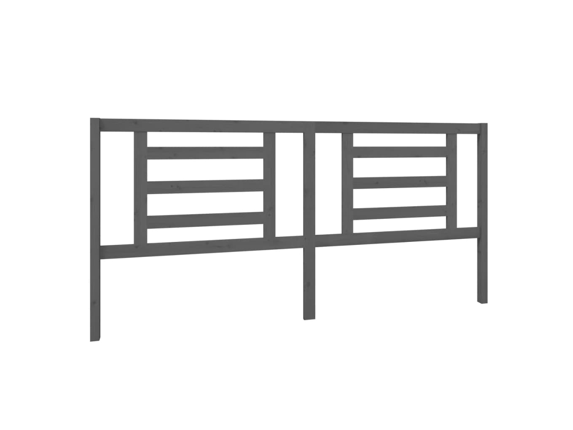 Bed Headboard, Bed Headboards Vidaxl Cinzeto Madeira De Pinho (206 X 100 Cm)