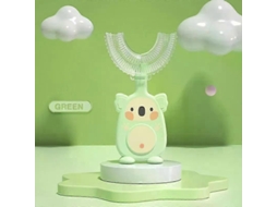 Escova de Dentes para Bebês, Treinamento, Infantil em Formato U Limpeza Bucal Manua L, Silicone Macio GOKOCO