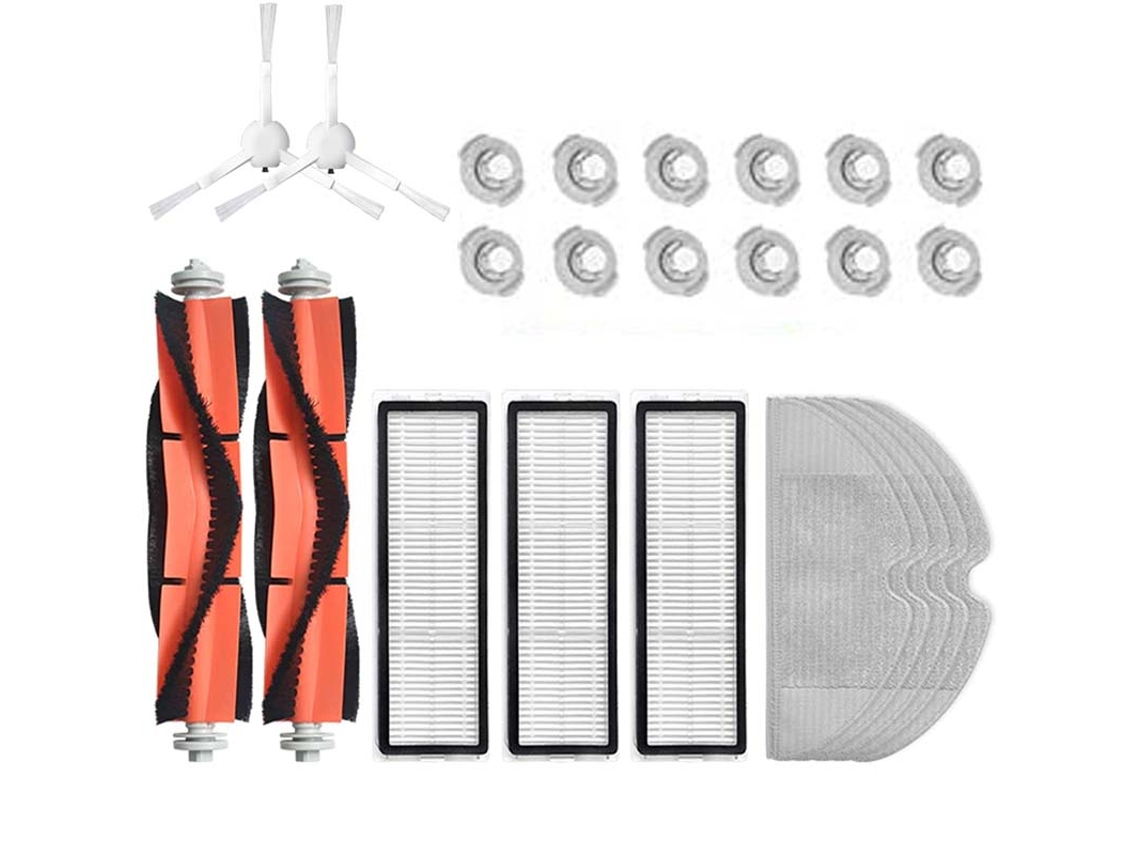 Inf 24 Peças Acessórios Xiaomi Mi Roborock S6 Maxv S6 Pure S6 E4 S5 E35 E25 E20 S50 S51 T7 Brilvibera