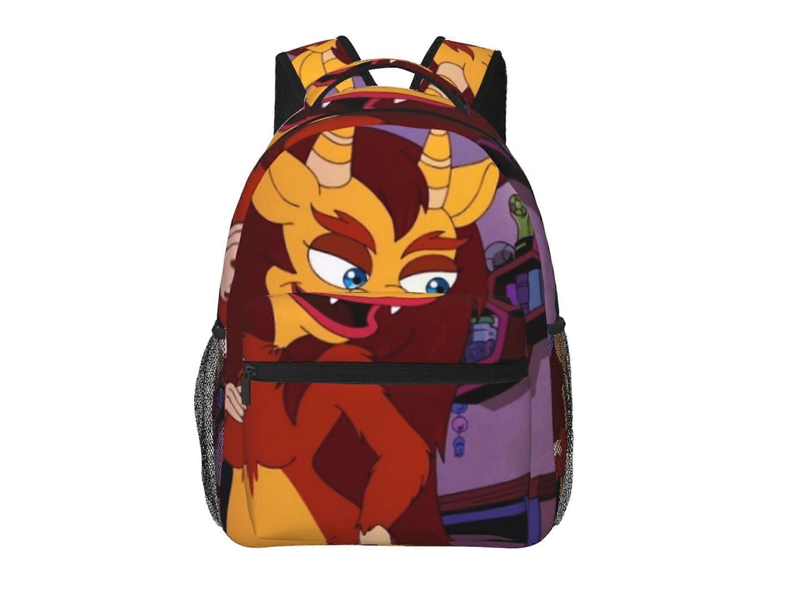 Mochila T66 Big Mouth Para Escola E Trabalho, Leve E À Prova Dágua, Mochila Estilosa Para Estudantes E Adultos Olysi Shop (p66)